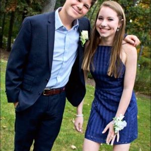 NBD Gorgeous BACKLESS Blue Dress!
